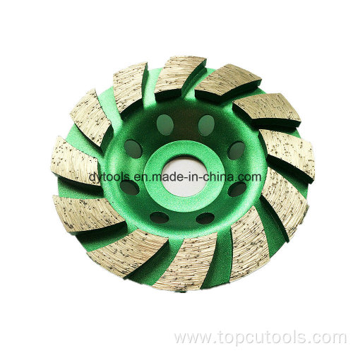 Medium Grit Diamond Turbo Grinding Cup Wheels